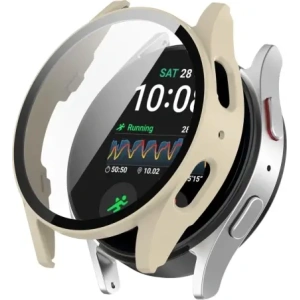 Kup Bizon Case+Glass Óra Samsung Galaxy Watch 7 44 mm bézs - BIZ6070 - {ean13} - Sklep Home Screen