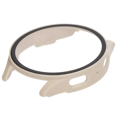 Buy Bizon Case+Glass Watch Samsung Galaxy Watch 7 44 mm beige - BIZ6070 - {ean13} - Home Screen Store Europe