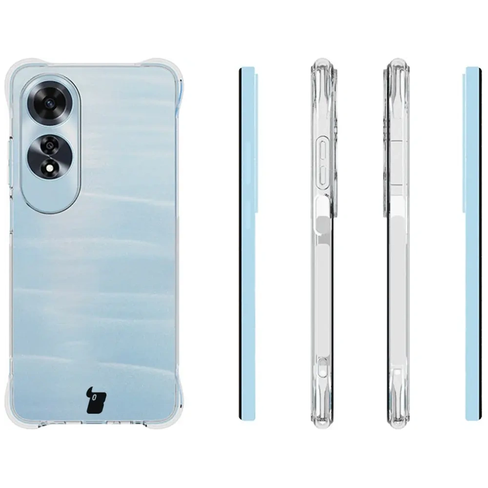 Elastyczne etui Bizon Case Salpa do Oppo A60 4G przezroczyste