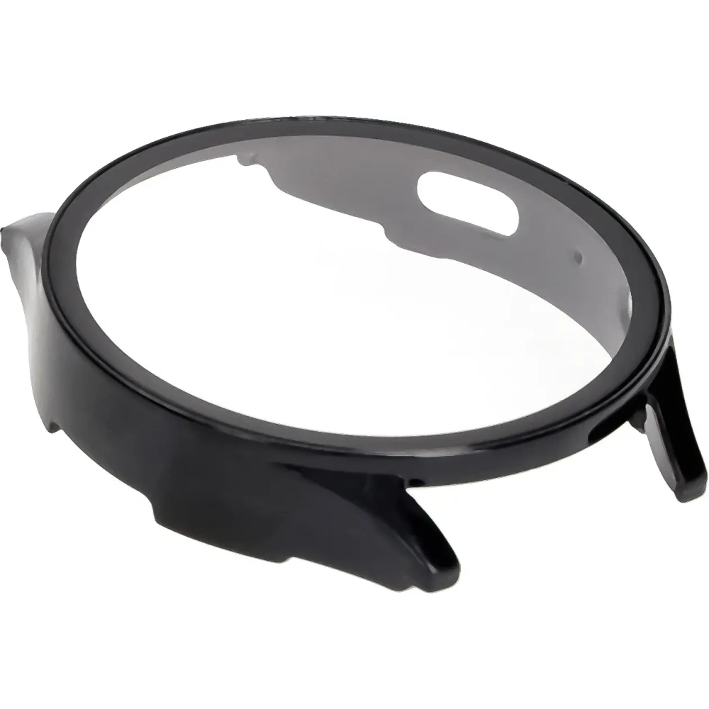 Etui ze szkłem do zegarka Bizon Case+Glass Watch do Samsung Galaxy Watch 7 44 mm czarne