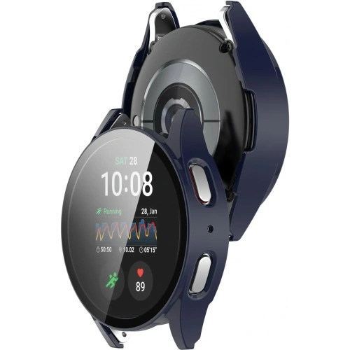 Kup Bizon Case+Glass Watch Samsung Galaxy Watch 7 44 mm albastru - BIZ6074 - {ean13} - Sklep Home Screen