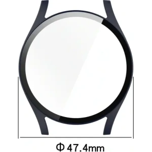 Kup Bizon Case+Glass Watch Samsung Galaxy Watch 7 44 mm albastru - BIZ6074 - {ean13} - Sklep Home Screen