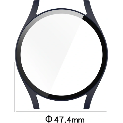 Buy Bizon Case+Glass Watch Samsung Galaxy Watch 7 44 mm blue - BIZ6074 - {ean13} - Home Screen Store Europe