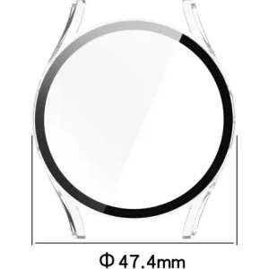 Kup Bizon Case+Glass Watch Samsung Galaxy Watch 7 44 mm clar - BIZ6075 - {ean13} - Sklep Home Screen