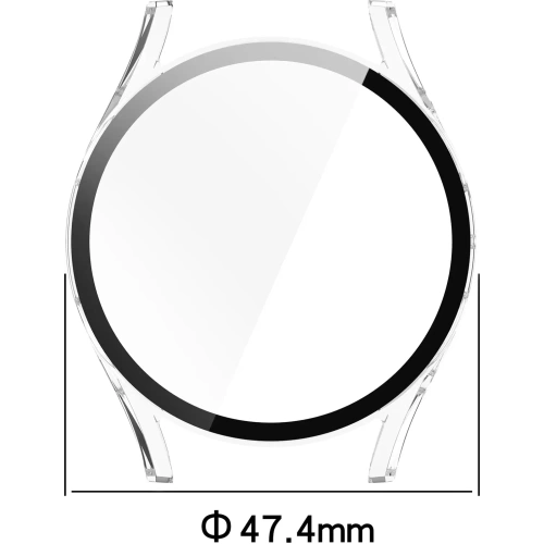 Kup Etui ze szkłem do zegarka Bizon Case+Glass Watch do Samsung Galaxy Watch 7 44 mm przezroczyste - BIZ6075 - {ean13} - Sklep Home Screen