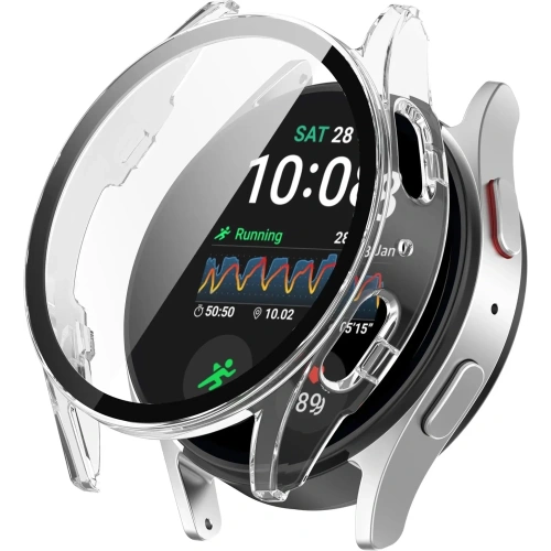 Kup Etui ze szkłem do zegarka Bizon Case+Glass Watch do Samsung Galaxy Watch 7 44 mm przezroczyste - BIZ6075 - {ean13} - Sklep Home Screen