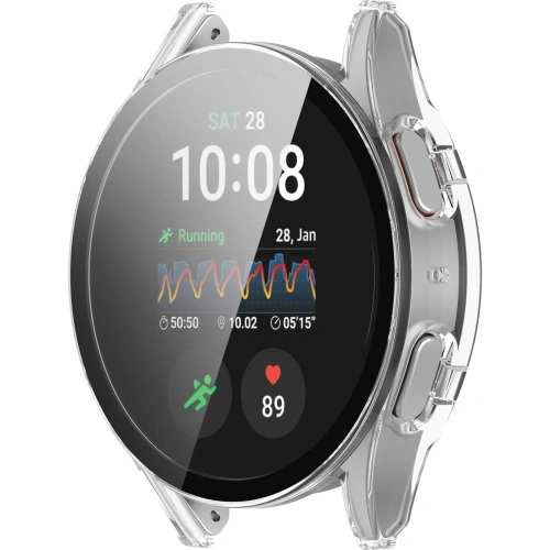 Kup Etui ze szkłem do zegarka Bizon Case+Glass Watch do Samsung Galaxy Watch 7 44 mm przezroczyste - BIZ6075 - {ean13} - Sklep Home Screen