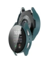 Etui ze szkłem do zegarka Bizon Case+Glass Watch do Samsung Galaxy Watch 7 44 mm zielone