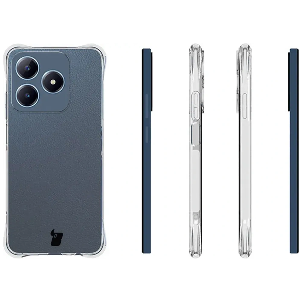 Elastyczne etui Bizon Case Salpa do Realme C63 4G przezroczyste
