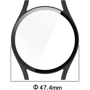 Kup Bizon Case+Glass Óra Samsung Galaxy Watch 7 44 mm fekete matt - BIZ6078 - {ean13} - Sklep Home Screen