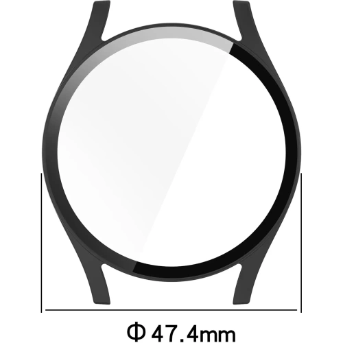 Kup Bizon Case+Glass Óra Samsung Galaxy Watch 7 44 mm fekete matt - BIZ6078 - {ean13} - Sklep Home Screen