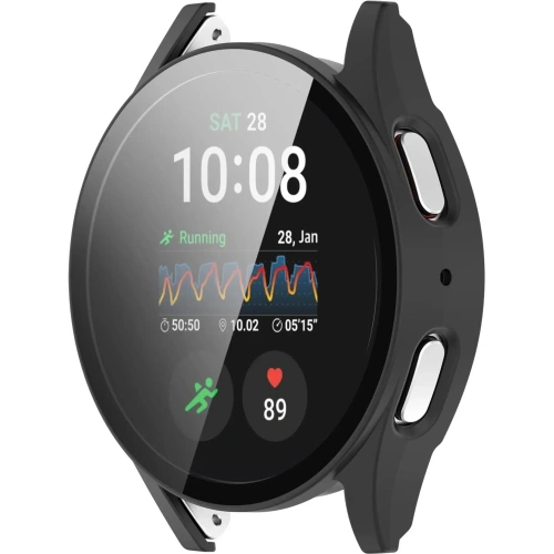 Kup Etui ze szkłem do zegarka Bizon Case+Glass Watch do Samsung Galaxy Watch 7 44 mm czarne matowe - BIZ6078 - {ean13} - Sklep Home Screen