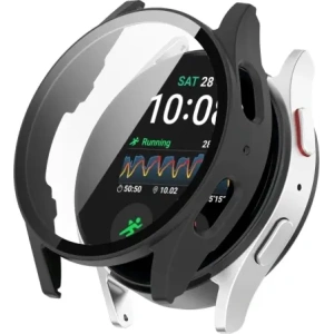 Kup Bizon Case+Glass Ceas Samsung Galaxy Watch 7 44 mm negru mat - BIZ6078 - {ean13} - Sklep Home Screen