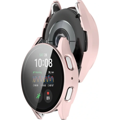 Kup Bizon Case+Glass Uhr Samsung Galaxy Watch 7 44 mm satin pink - BIZ6079 - {ean13} - Sklep Home Screen