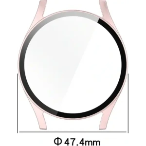 Kup Bizon Case+Glass óra Samsung Galaxy Watch 7 44 mm selyem rózsaszín - BIZ6079 - {ean13} - Sklep Home Screen