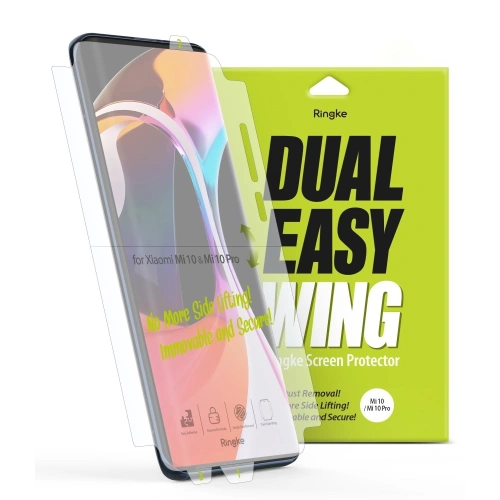 Kup Folia hydrożelowa Ringke Dual Easy Wing Full Cover Xiaomi Mi 10/Pro [2 PACK] - RGK1171 - {ean13} - Sklep Home Screen