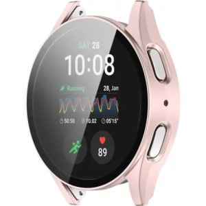 Kup Bizon Case+Glass Ceas Samsung Galaxy Watch 7 44 mm roz satinat - BIZ6079 - {ean13} - Sklep Home Screen