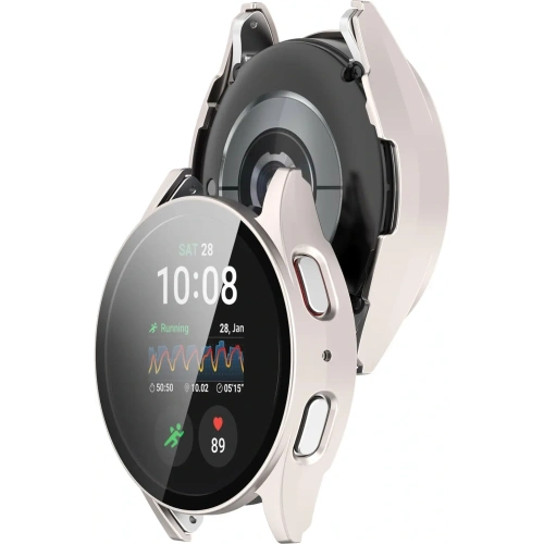 Kup Etui ze skla na hodinky Bizon Case+Glass Watch do Samsung Galaxy Watch 7 44 mm saténově šampaňské - BIZ6080 - {ean13} - Sklep Home Screen