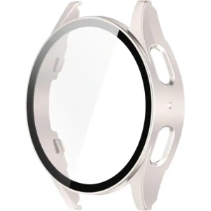 Kup Bizon Case+Glass Watch Samsung Galaxy Watch 7 44 mm satin champagne - BIZ6080 - {ean13} - Sklep Home Screen