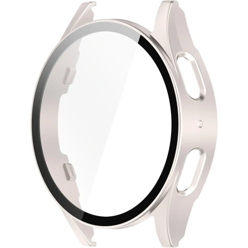 Kup Etui ze skla na hodinky Bizon Case+Glass Watch do Samsung Galaxy Watch 7 44 mm saténově šampaňské - BIZ6080 - {ean13} - Sklep Home Screen
