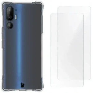 Kup Bizon Case Clear Pack flexibles Gehäuse + 2x Schutzfolie HTC U24 Pro klar - BIZ6081 - {ean13} - Sklep Home Screen