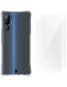 Etui + 2x folia na ekran Bizon Case Clear Pack do HTC U24 Pro przezroczyste