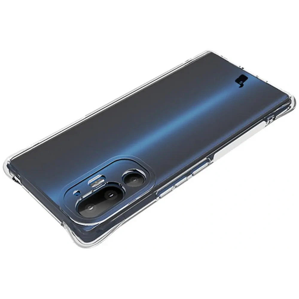 Etui + 2x folia na ekran Bizon Case Clear Pack do HTC U24 Pro przezroczyste
