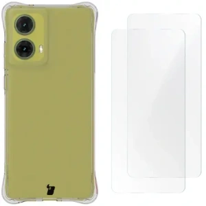 Kup Bizon Case Clear Pack carcasă flexibilă + 2x folie de ecran Motorola Moto G85 5G clară - BIZ6082 - {ean13} - Sklep Home Screen
