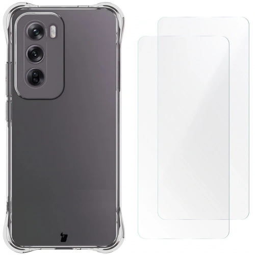 Kup Etui + 2x folia na ekran Bizon Case Clear Pack do Oppo Reno12 przezroczyste - BIZ6083 - {ean13} - Sklep Home Screen