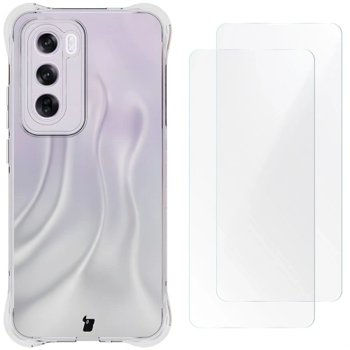 Kup Bizon Case Clear Pack husă flexibilă + 2x peliculă de protecție pentru ecran Oppo Reno12 Pro transparent - BIZ6084 - {ean13} - Sklep Home Screen