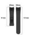 Buy Bizon Strap Watch Silicone Samsung Galaxy Watch FE/7/6/6 Classic/5/5 Pro/4/4 Classic black - BIZ6085 - {ean13} - Home Screen Store Europe