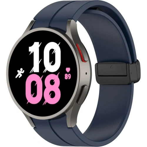Kup Bizon Strap Uhr Silikon Samsung Galaxy Watch FE/7/6/6 Classic/5/5 Pro/4/4 Classic marineblau - BIZ6086 - {ean13} - Sklep Home Screen