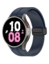 Bizon Strap Watch Silicone Samsung Galaxy Watch FE/7/6/6 Classic/5/5 Pro/4/4 Classic navy blue