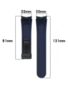 Buy Bizon Strap Watch Silicone Samsung Galaxy Watch FE/7/6/6 Classic/5/5 Pro/4/4 Classic navy blue - BIZ6086 - {ean13} - Home Screen Store Europe