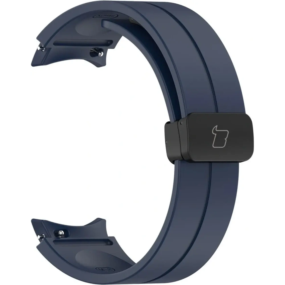 Silikonowy pasek Bizon Strap Watch Silicone do Samsung Galaxy Watch FE/7/6/6 Classic/5/5 Pro/4/4 Classic granatowy