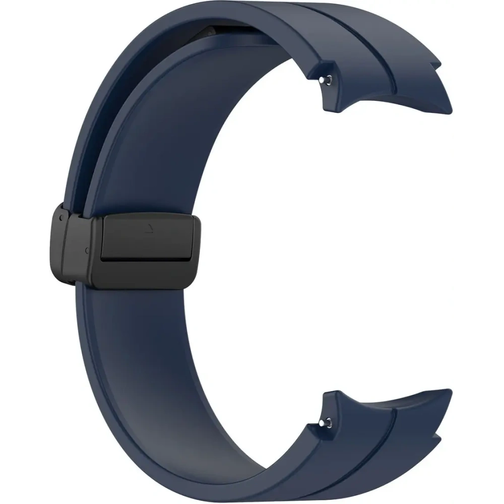 Silikonowy pasek Bizon Strap Watch Silicone do Samsung Galaxy Watch FE/7/6/6 Classic/5/5 Pro/4/4 Classic granatowy