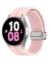 Bizon Strap Óra Szilikon Samsung Galaxy Watch FE/7/6/6 Classic/5/5 Pro/4/4 Classic világos rózsaszín