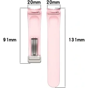 Kup Bizon Strap Óra Szilikon Samsung Galaxy Watch FE/7/6/6 Classic/5/5 Pro/4/4 Classic világos rózsaszín - BIZ6087 - {ean13} - Sklep Home Screen