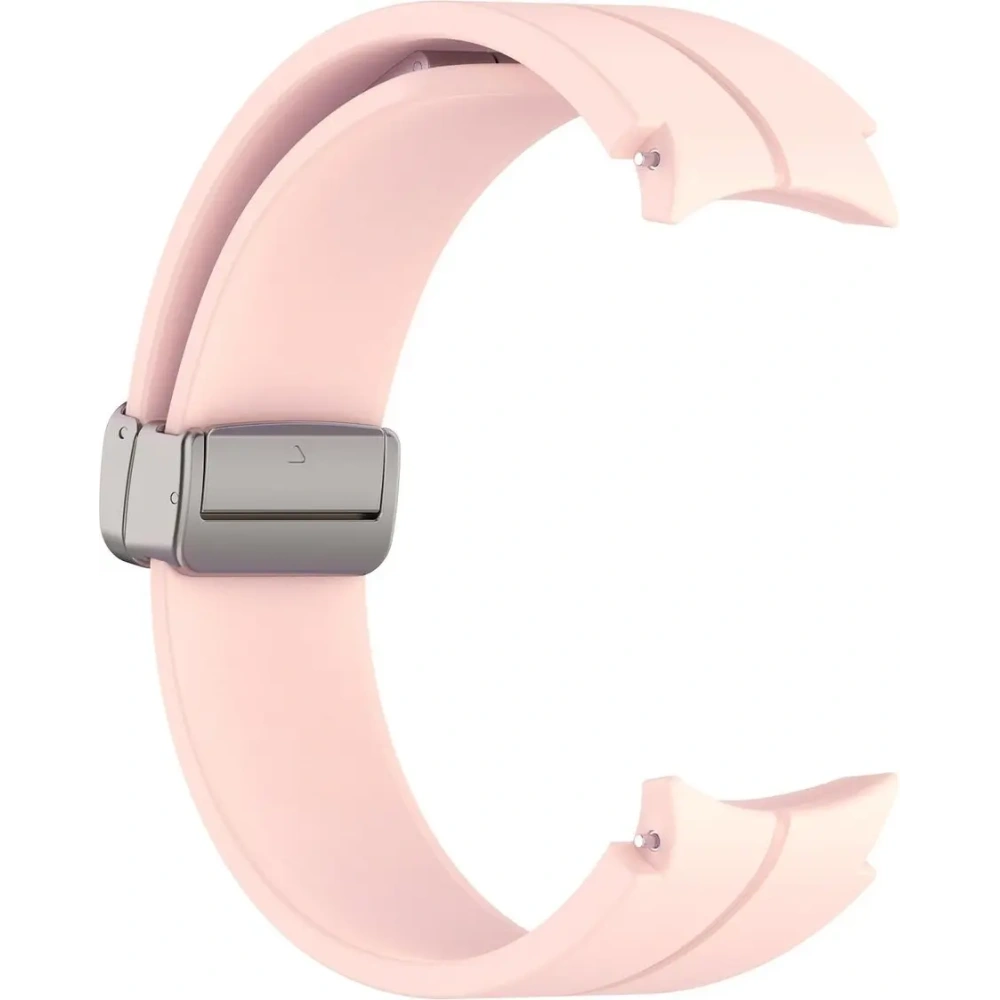 Silikonowy pasek Bizon Strap Watch Silicone do Samsung Galaxy Watch FE/7/6/6 Classic/5/5 Pro/4/4 Classic jasnoróżowy