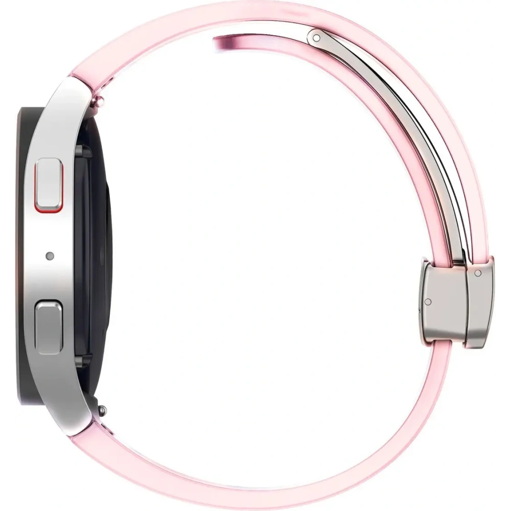 Silikonowy pasek Bizon Strap Watch Silicone do Samsung Galaxy Watch FE/7/6/6 Classic/5/5 Pro/4/4 Classic jasnoróżowy