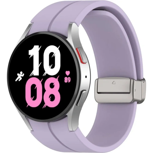 Kup Silikonový pásek Bizon Strap Watch Silicone do Samsung Galaxy Watch FE/7/6/6 Classic/5/5 Pro/4/4 Classic levandulový - BIZ6088 - {ean13} - Sklep Home Screen