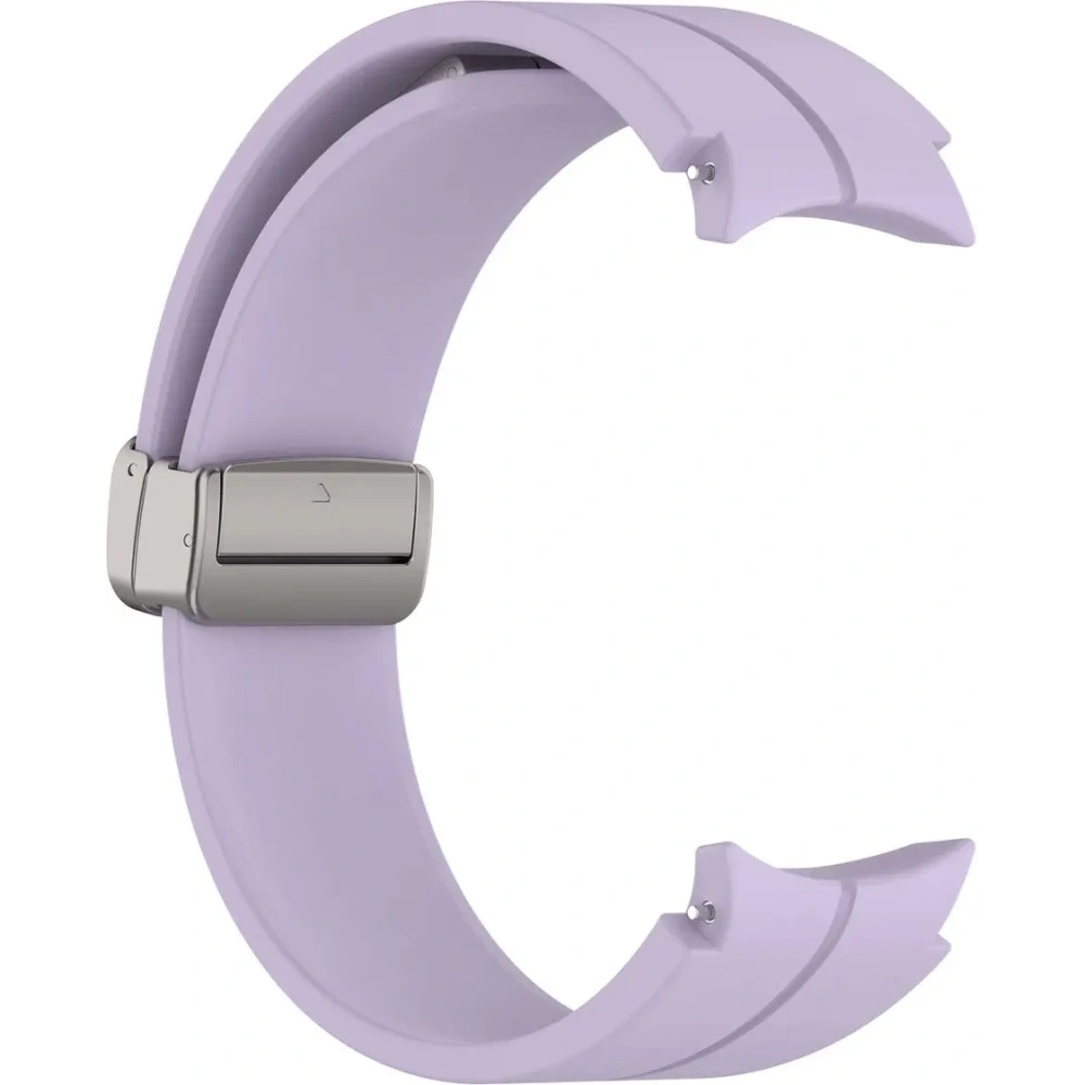 Silikonowy pasek Bizon Strap Watch Silicone do Samsung Galaxy Watch FE/7/6/6 Classic/5/5 Pro/4/4 Classic lawendowy