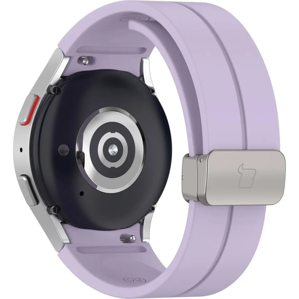 Silikonowy pasek Bizon Strap Watch Silicone do Samsung Galaxy Watch FE/7/6/6 Classic/5/5 Pro/4/4 Classic lawendowy