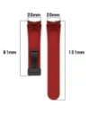 Kup Bizon Strap Watch Silicone Samsung Galaxy Watch FE/7/6/6 Classic/5/5 Pro/4/4 Classic bordó - BIZ6089 - {ean13} - Sklep Home Screen