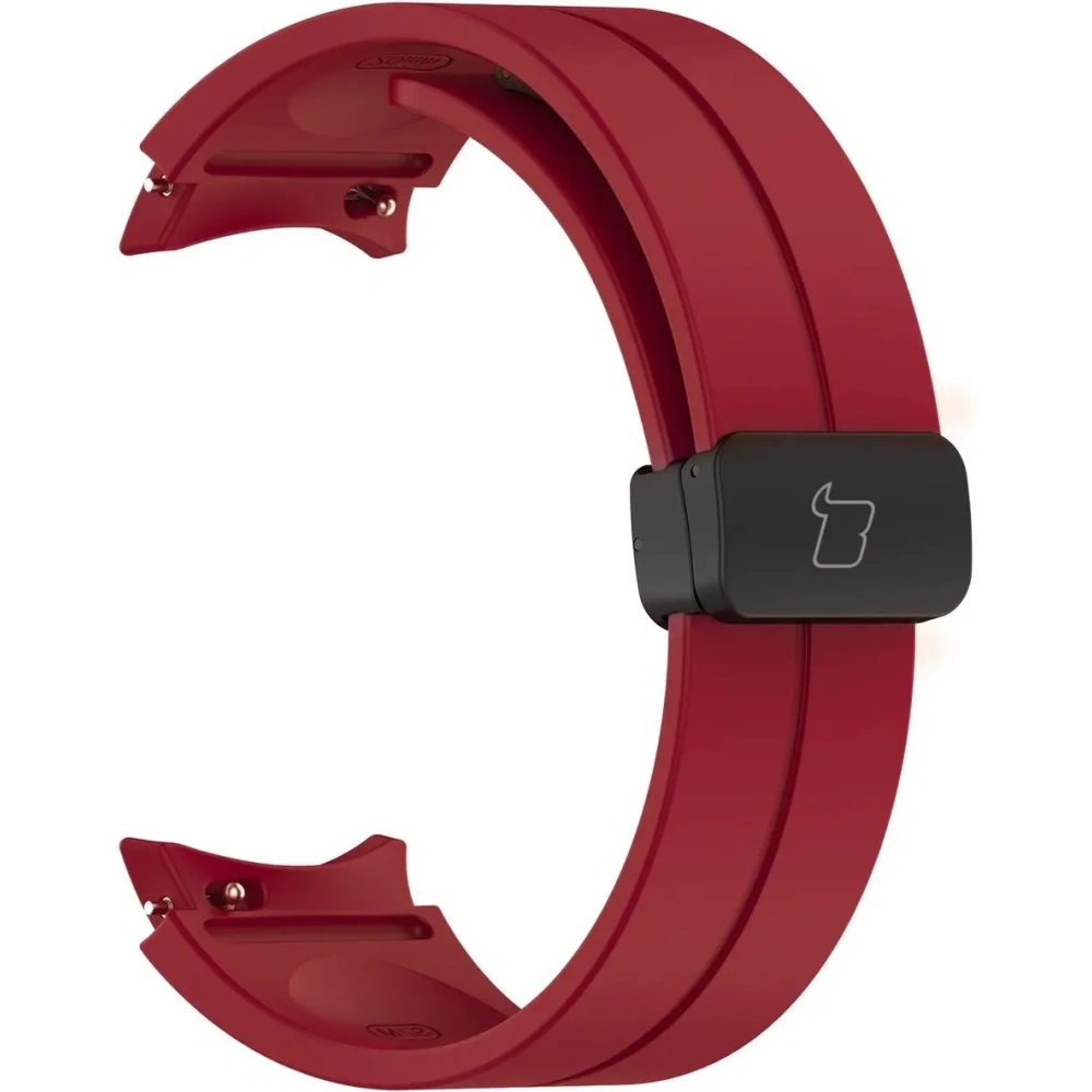Silikonowy pasek Bizon Strap Watch Silicone do Samsung Galaxy Watch FE/7/6/6 Classic/5/5 Pro/4/4 Classic burgundowy