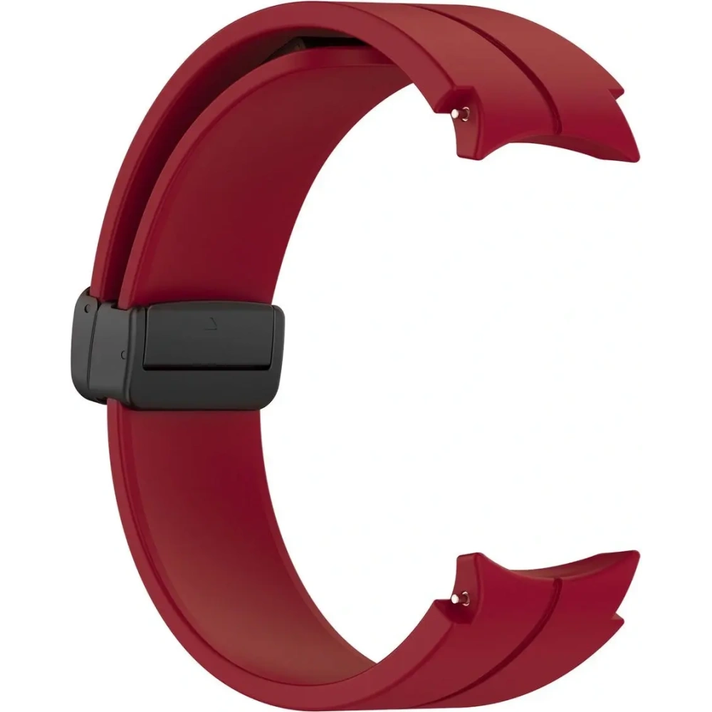 Silikonowy pasek Bizon Strap Watch Silicone do Samsung Galaxy Watch FE/7/6/6 Classic/5/5 Pro/4/4 Classic burgundowy