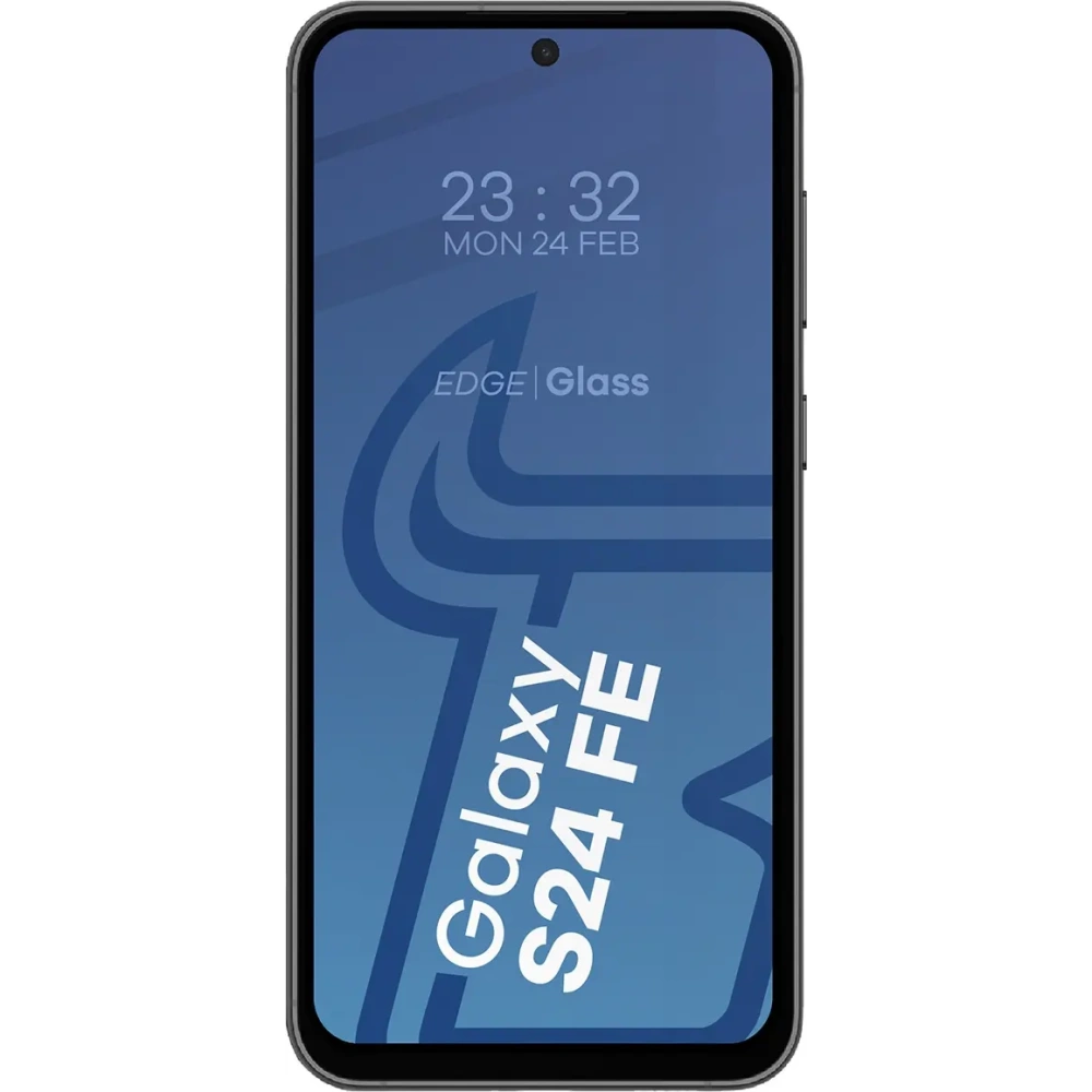 Szkło hartowane Bizon Glass Edge 2 do Samsung Galaxy S24 FE 5G czarna ramka