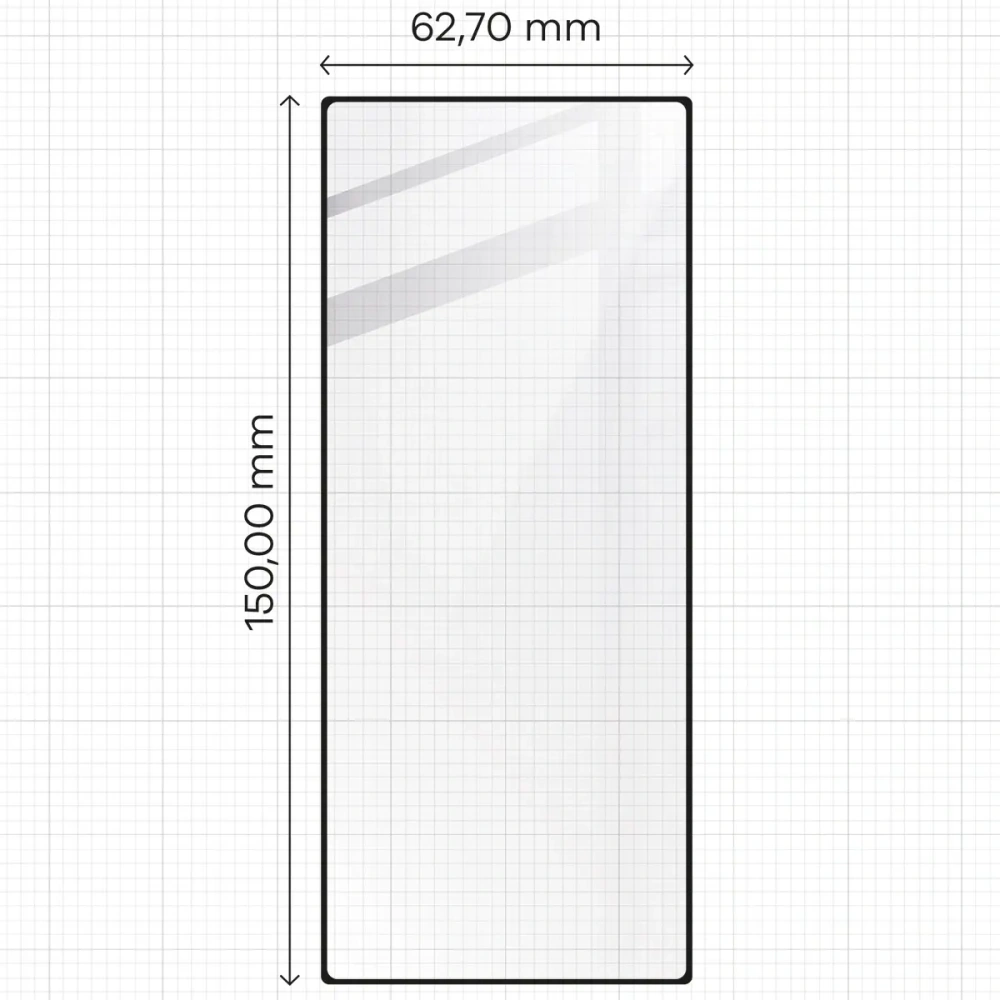 Szkło hartowane Bizon Glass Edge 2 do Samsung Galaxy Z Fold6 czarna ramka
