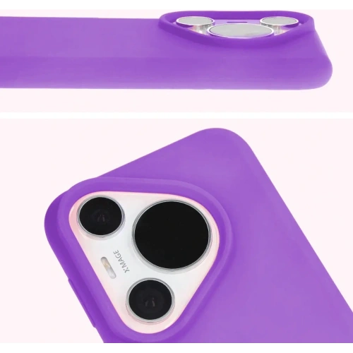 Kup Silikonowe etui Bizon Soft Case do Huawei Pura 70 Pro / Pro+ fioletowe - BIZ6093 - {ean13} - Sklep Home Screen