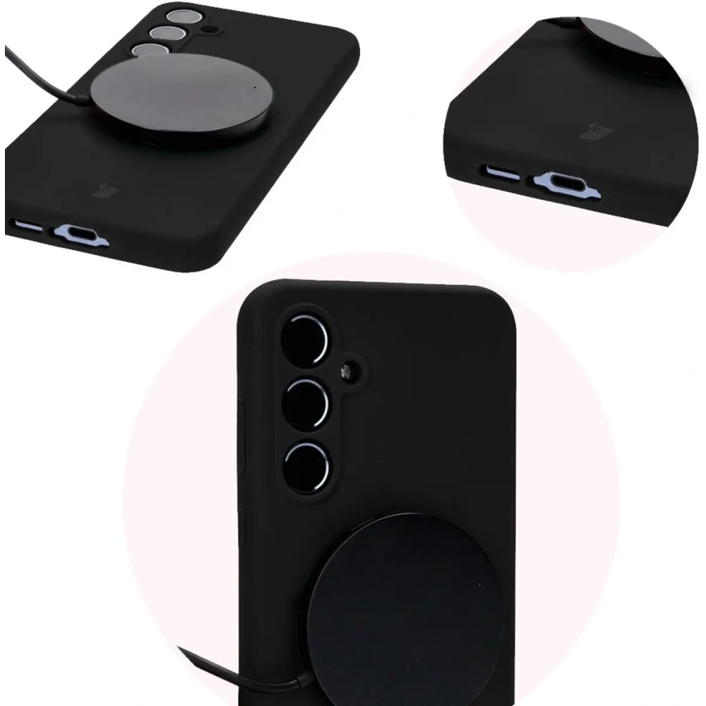 Silikonowe etui Bizon Soft Case do Samsung Galaxy A35 5G czarne